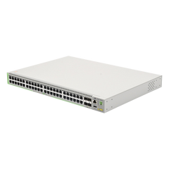 Switch Administrable CentreCOM GS980M, Capa 3 de 48 puertos 10/100/1000Mbps + 4 SFP Gigabit