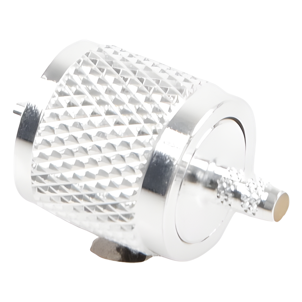 Conector UHF Macho (PL-259) de anillo plegable para cables RG-58/U, RG-142/U.