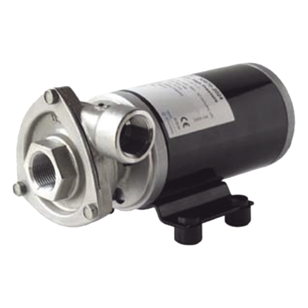 Bomba centrifuga Cyclone de alta presión a 12 Vcd, caudales de 21 GPM, presión máxima de 17 psi, en acero inoxidable