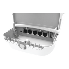 (OmniTIK 5 PoE ac) Punto de Acceso Omnidireccional en 5GHz  802.11a/n/ac. "Ahora con 4 Puertos con Salida PoE af/at"