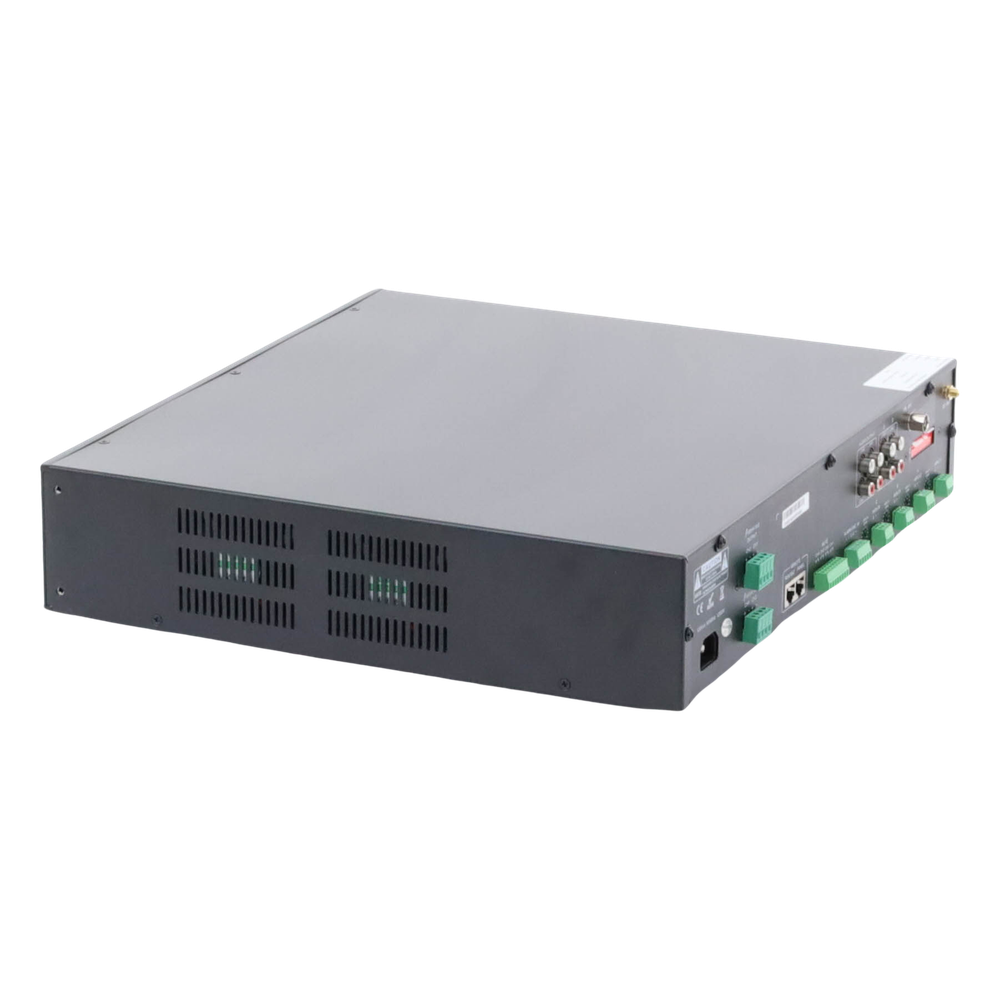 Amplificador Mezclador Matricial | 4 zonas | 240w por canal | 6 entradas | Receptor de medios