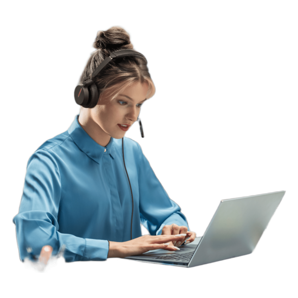 Auriculares Yealink UH46 Dual con cancelación de ruido por IA para Microsoft Teams, USB-C/A e indicador de ocupado