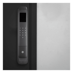 Cerradura Digital Cornelius / Reconocimiento Facial 3D / Sensor de Huella con IA / Capacidad de 100 Huellas, 20 Face ID, 100 Tarjetas MIFARE / Doble Verificación / Bloqueo Automático / Modo Niños / IP54 / Aleación de Aluminio