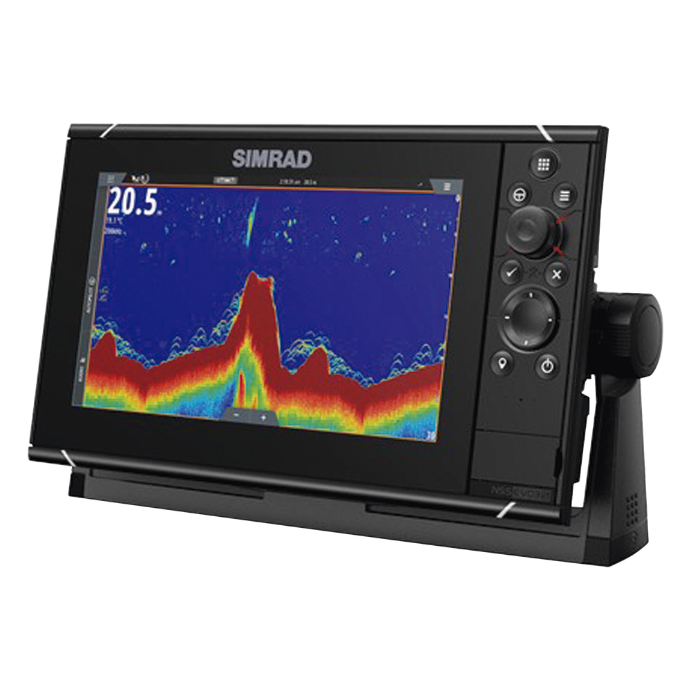 Pantalla Náutica 9 Pulgadas SolarMAX IPS / Procesador iMX 8 / Ecosonda Integrada 1kW CHIRP / GPS Incorporado / Conectividad Inalámbrica / Compatibilidad con Accesorios Simrad / Montaje Flush o Bracket / Incluye Mapa Mundial