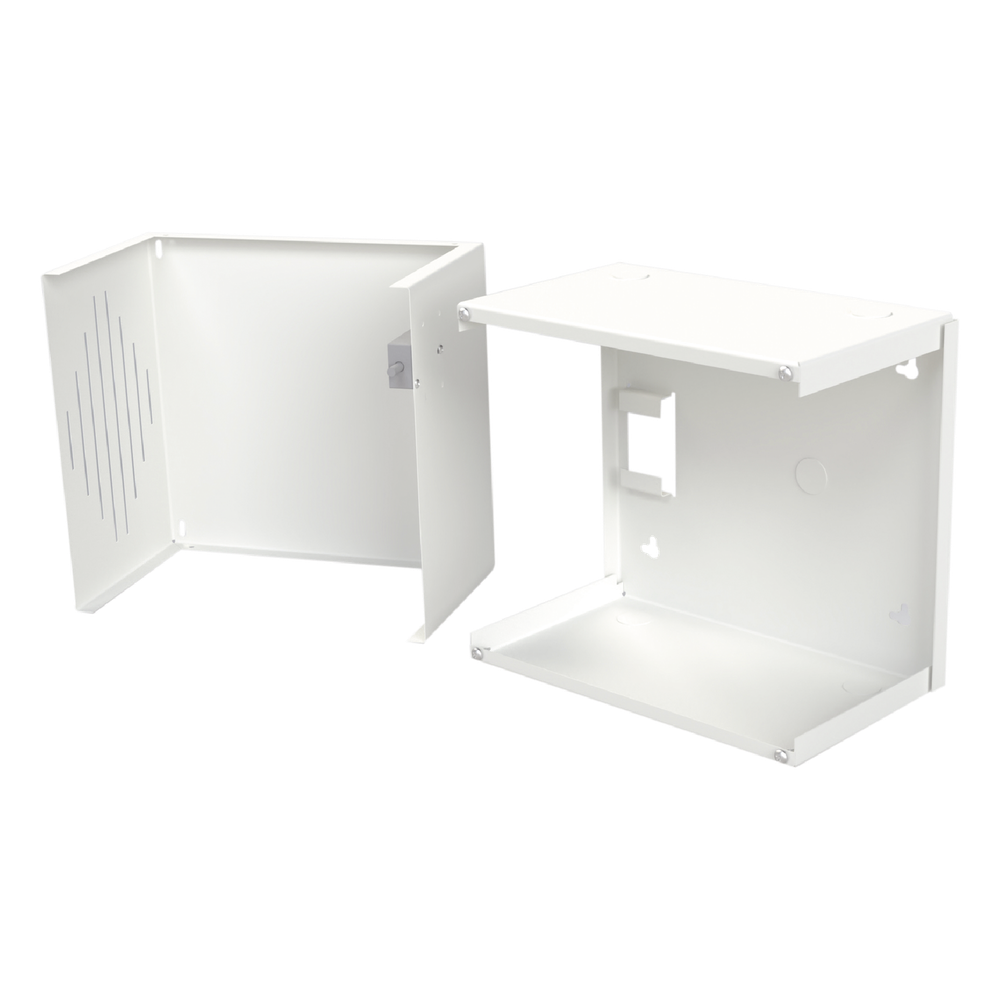 Gabinete para Resguardo de Sirena de 30 W (SF581A o SF581L No incluida), Preparación para Tamper (No incluido).