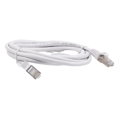 Patch Cord Cat6A 10G Blindado 2 Metros (6.56 Pies) Blanco