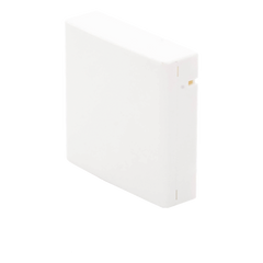 Caja Terminal de Fibra Óptica (Roseta) con un Acoplador SC/APC, Color Blanco