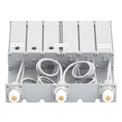 Duplexer SYSCOM en VHF, 6 Cav. 148-160 MHz, 50 Watt, 5 MHz Sep. Rechazo de Banda, N Hembras.