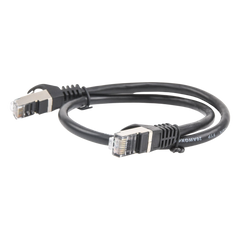 Cable de Parcheo FTP Cat6 - 0.5 Metros (1.64 Pies) - Negro