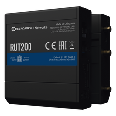 Router Industrial LTE 4G / 150 Mbps Cat 4 / 2 Puertos Ethernet / WiFi 2.4 GHz / Montaje DIN / -40°C a 75°C