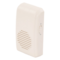 Timbre Inalámbrico Para Puerta Con 10 Tonos, Hasta 150m Linea de Vista, Con Receptor Inalámbrico Incluido, 110Vca