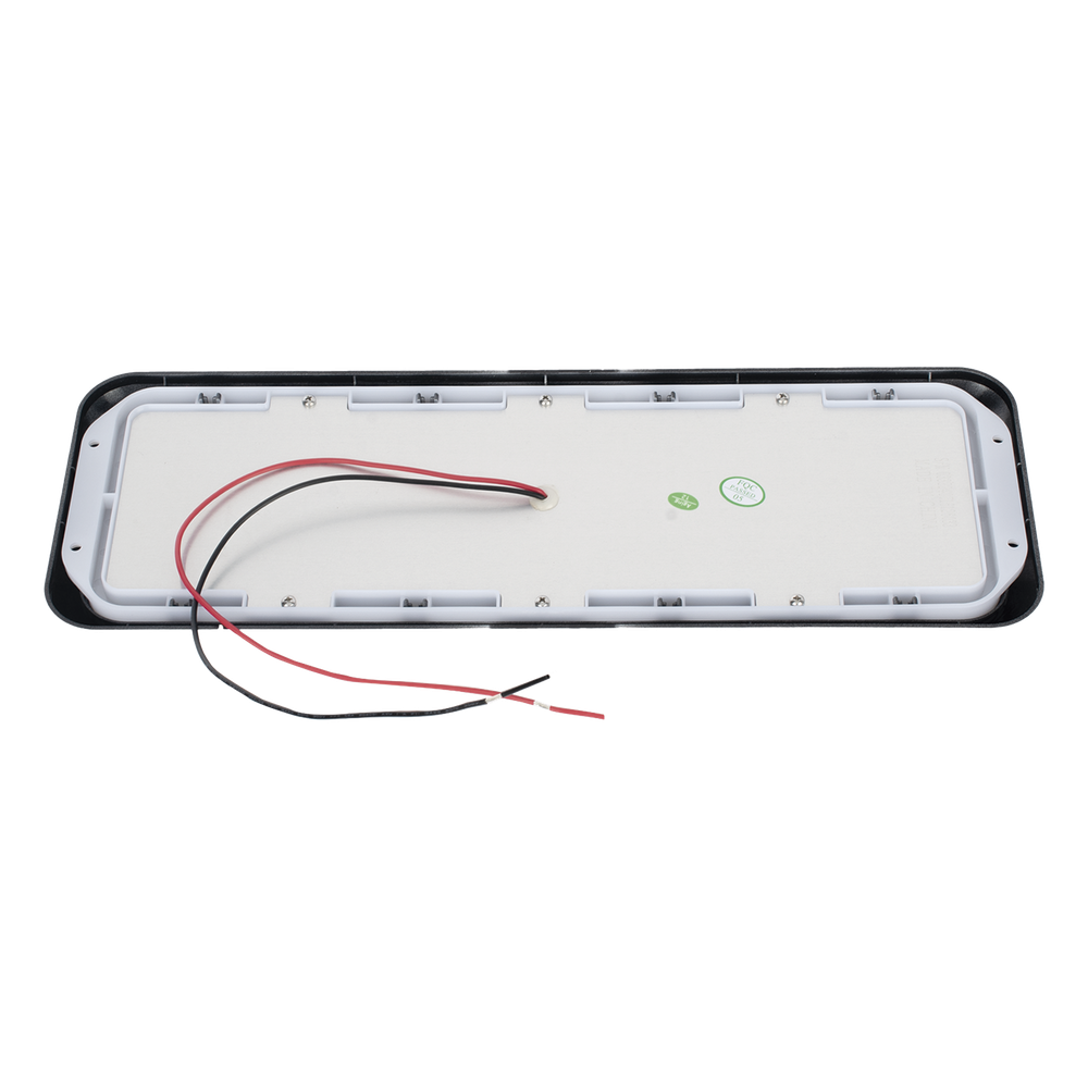 Luz LED Rectangular para interiores, 48 LED, 12-24 Vcd, 1392 lúmenes