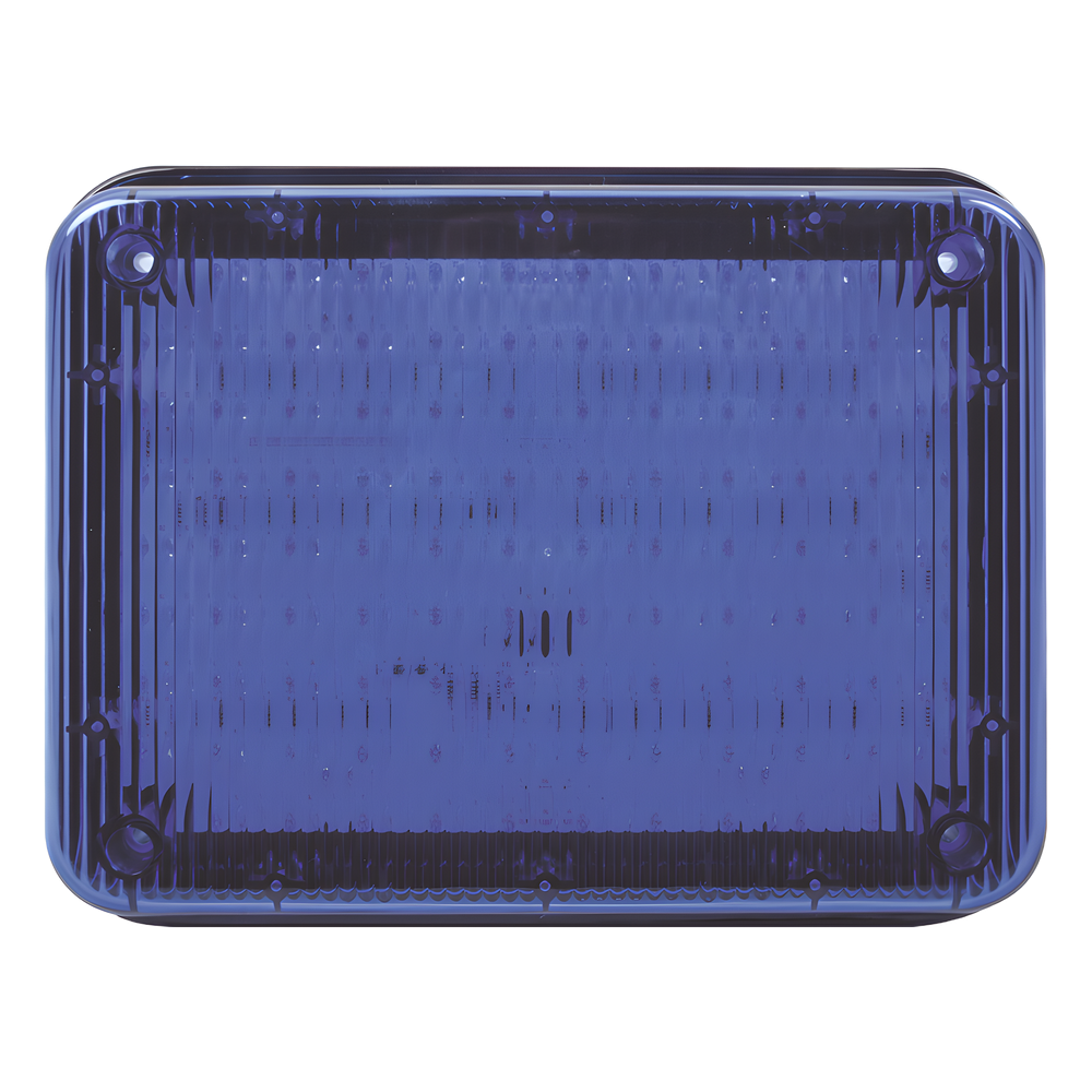 Luz de advertencia de 9x7", Color Azul, Ideal para Ambulancias