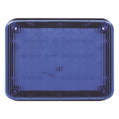 Luz de advertencia de 9x7", Color Azul, Ideal para Ambulancias