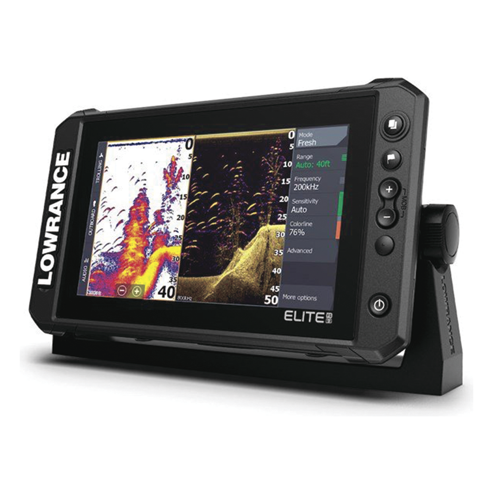 Pantalla de navegación Elite FS  de 9" no incluye transductor.