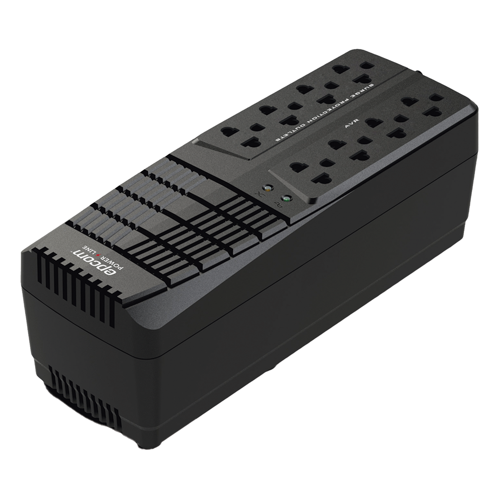 Regulador de Voltaje 2000 VA-1000 W / 4 Contactos con AVR / 4 Contactos con Supresor de Picos / Protección RJ11