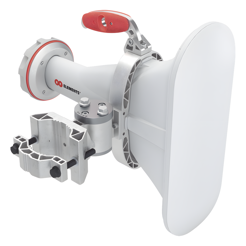 Antena asimétrica de 90° (90°H 25°V) 16 dBi tipo cuerno 5180-6000 MHz altamente eficiente, sin cables, sin pérdidas, sin lóbulos listas para TwistPort, Montaje mejorado