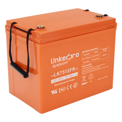 Batería de respaldo 12 V | 75 Ah | AGM | Certificada UL94-V0 Retardante a la Flama | Especial para Seguridad Electrónica | UPS  | Sistemas de Emergencia | Vida útil 5 años | Terminales T3