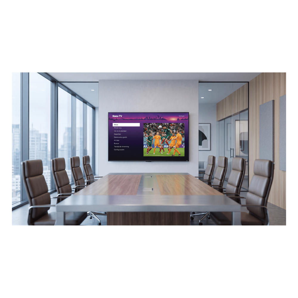 ROKU SmartTV QLED 58 Pulgadas / 4K UHD / Dolby Audio / 3 puertos HDMI / WiFi / VESA 200x200 mm
