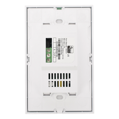 (ZWAVE) Interruptor On/Off panel táctil touch inalámbrico Zwave Plus 1 boton. No requiere cable neutro, Compatible con Hubitat HC8, Álula  M2M, otros