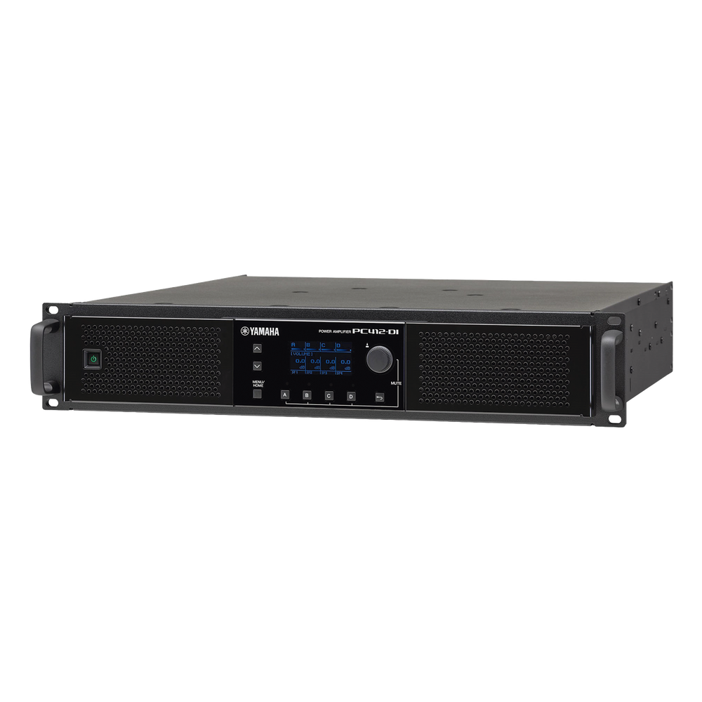 Amplificador de Audio de Alta Potencia |  4 x 1200w @ 8 ohms, 70/100V | DSP Integrado | Interfaz Dante