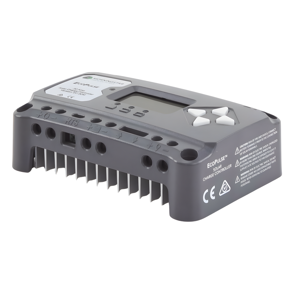 Controlador solar 12/24 Vcc  de 30 Amp. Con pantalla de medición