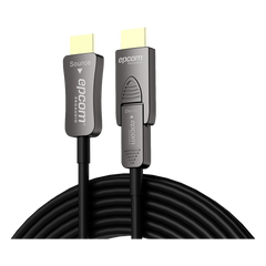 Cable HDMI Óptico Activo| 4K Real | 20 m | 18 Gbps | 4K@60Hz 4:4:4 | HDMI 2.0b | HDCP 2.2 | HDR | ARC | Conector RX Desmontable | Plug and Play