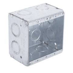 Caja Multigang de 2 Gangs/ Profundidad de 2-1/2 Pulgadas (6.35 cm)/ 12 Entradas de 1/2 - 3/4 Pulgadas (1.27 - 1.91 cm)