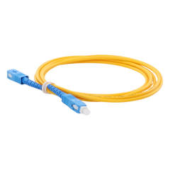 Jumper de Fibra Óptica Monomodo SC/UPC-SC/UPC Simplex de 2 Metros (6.56 Pies), 3mm