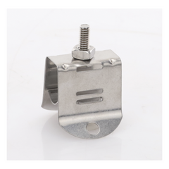 Sujetador de Doble Click para Cable Coaxial de 1/2 Pulgada Paquete de 10 Piezas