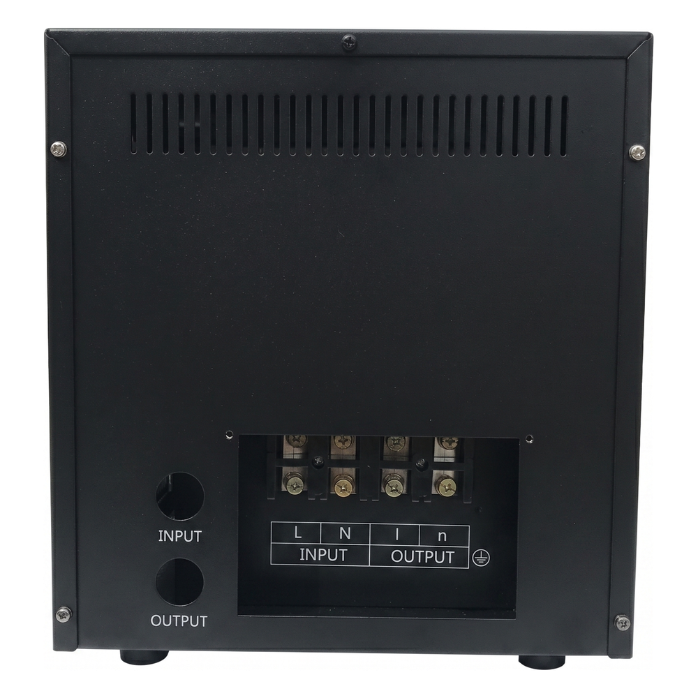 Regulador de Voltaje Industrial Monofásico Ferrorresonante 5 kVA/5 kW 120 V / Entrada 96-144 Vca / Salida 117.6- 122.4 Vca