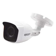Bala TURBOHD 2 Megapíxeles (1080p) / Gran Angular 103° / Lente 2.8 mm / IR EXIR Inteligente 20 mts / Exterior IP66 / dWDR / TVI-AHD-CVI-CVBS / Policarbonato