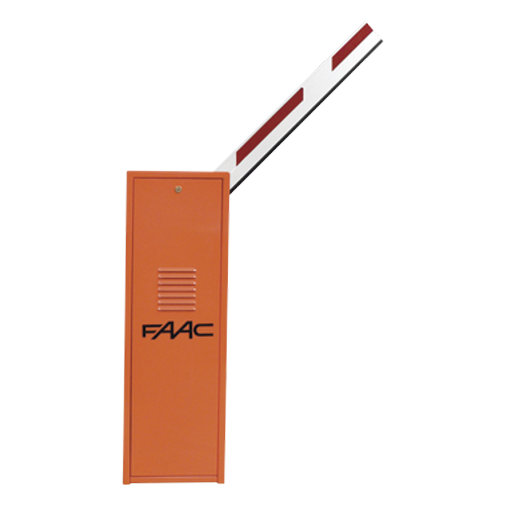 Kit de Barrera FAAC 620 RPD con Pluma Rectangular sin Iluminación / Equipo Hidráulico de Uso Intensivo / Hasta 2 Millones de Ciclos Antes de Presentar una Falla Severa