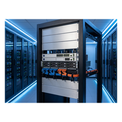 Tapa Ciega Para Rack Estándar de 19in, Plano, de Aluminio, 3 UR