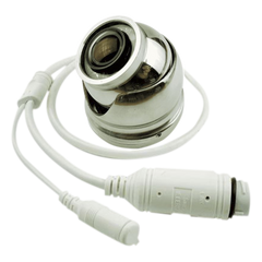Cámara Marina IP CAM-1 / Resolución 1920x1080 / Lente Gran Angular 1.8 mm / IR LEDs 10 mts / Carcasa Acero Inoxidable 316 / POE o 12V / Compatible con Simrad NSSevo3™/3S™ y NSOevo3™/3S™