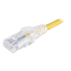 Patch Cord MC6 Modular Cat6 UTP, CM/LS0H, 0.3 Metros (1 Pie), Color Amarillo