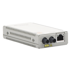Convertidor de medios Fast Ethernet a fibra óptica, conector ST, multimodo (MMF), distancia hasta 2 km