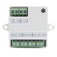Módulo Seguro para Instalaciones SEGURAS en Controles de Acceso HIKVISION / Compatible con Biometricos Faciales Min Moe / Conexión RS-485  /  Soporta Botón de Salida y Chapa