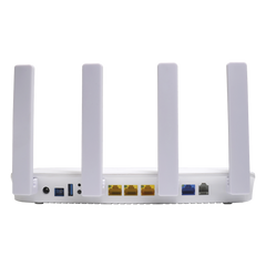 ONU XGSPON / Wi-Fi 6 / 1 Puerto RJ45 2.5 Gbps / 3 Puertos RJ45 1 Gbps / 1 FXS / 1 Puerto USB /