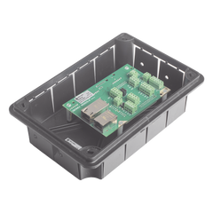 Terminal Hospitalaria Empotrable NX0015 / Controlador IP para Sistema de Llamada Paciente-Enfermera / VoIP SIP / PoE / 12 Entradas Digitales / Bus RS485