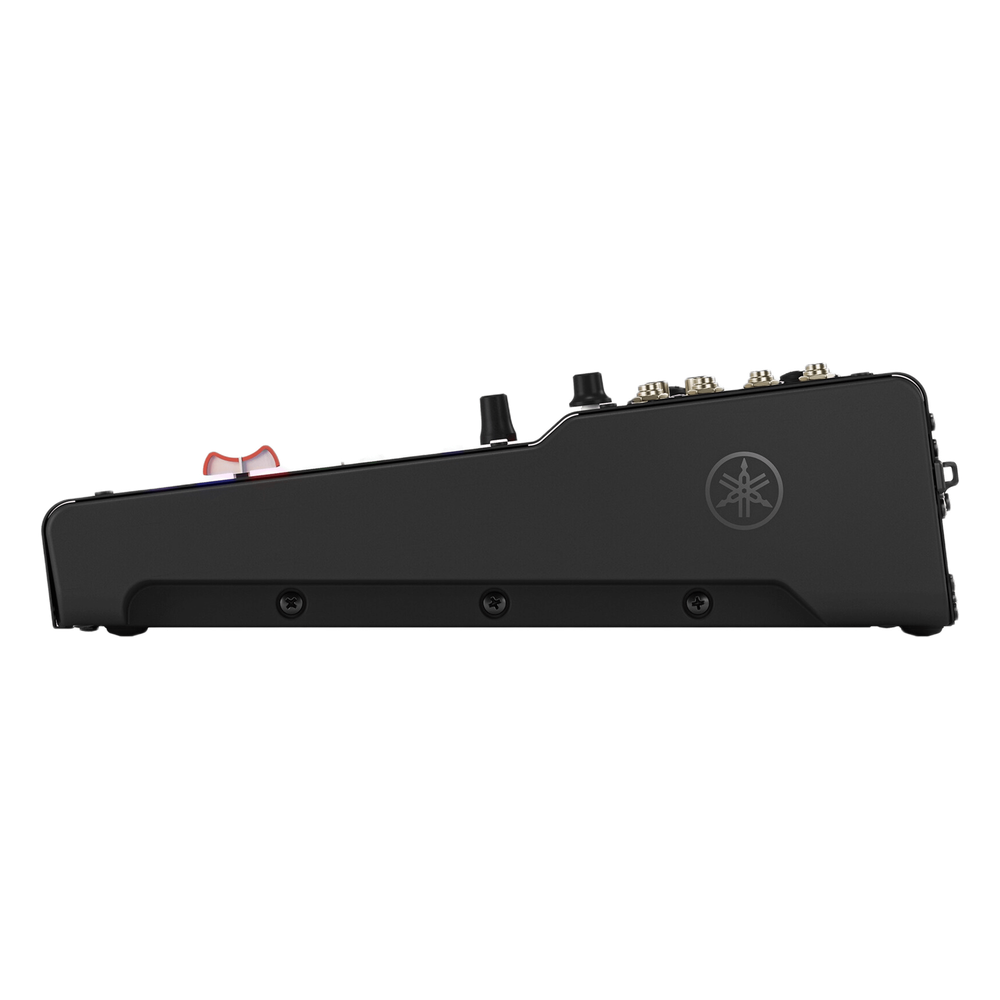 Consola Digital de Audio | 12 Canales | Pantalla Táctil 4.3in | Entradas de Mic/Line y Estéreo | Salidas Análogas y USB | Pads configurables | DSP | Entrada Bluetooth |  Grabación Multipista | Color Negro