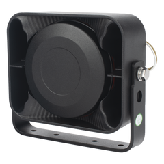 Bocina Compacta de Uso Rudo, 100 Watts de Potencia, Ideal para Vehículos de Encubierto, 8 Ohms de Impedancia