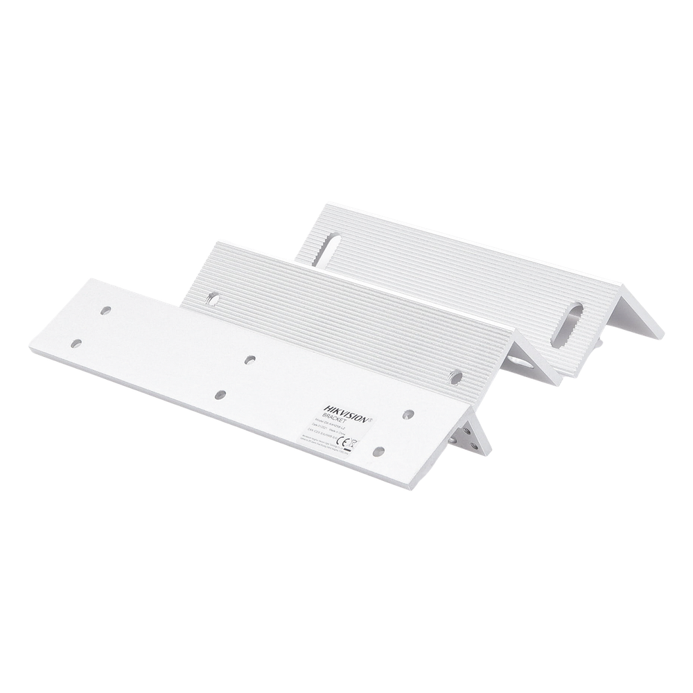 Kit de montajes Z y L para Cerradura Magnética HIKVISION / Compatible con DS-K4H258S / Uso en Puerta de Madera y Metal