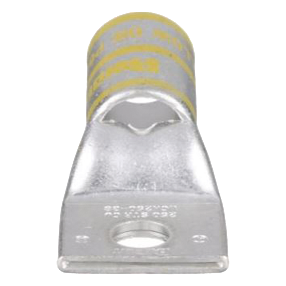 Zapata de compresión LCA250-38-X para cal. 250Kcm, Barreno para tornillo prisionero de 3/8, 1 Pz
