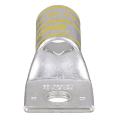 Zapata de compresión LCA250-38-X para cal. 250Kcm, Barreno para tornillo prisionero de 3/8, 1 Pz