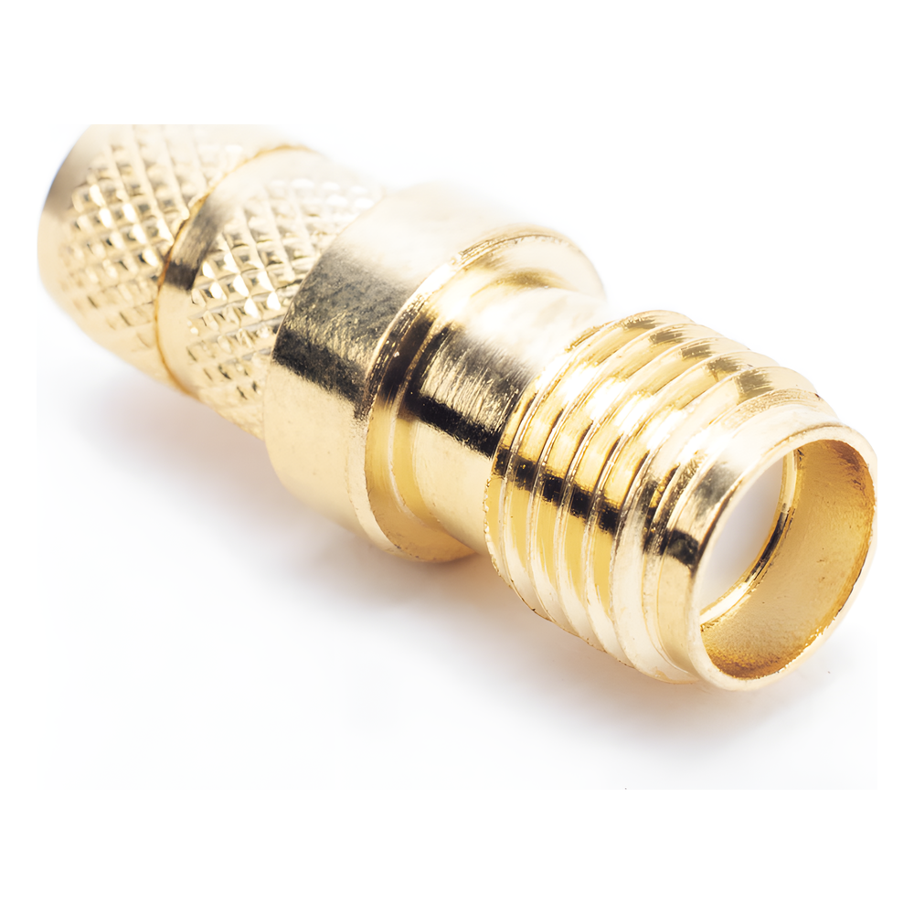 Conector SMA Hembra Inverso de Anillo Plegable para Cable RG-8/X, 9258, LMR-240, LMR-240UF,  LMR-LW240, Oro/Oro/Teflón.