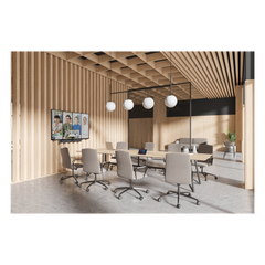 Barra de Videoconferencia Yealink A40 para Salas Medianas con Android Integrado Compatible con Teams Rooms, Zoom Rooms, RingCentral Rooms y BYOD- Incluye Control Remoto VCR11