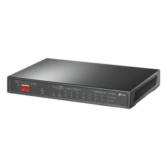 Switch PoE+ No Administrable De Escritorio 10 Puertos / 8 puertos 10/100/1000 Mbps PoE af/at Inteligiente / Presupuesto 123 W / Modo Extendido hasta 250 metros