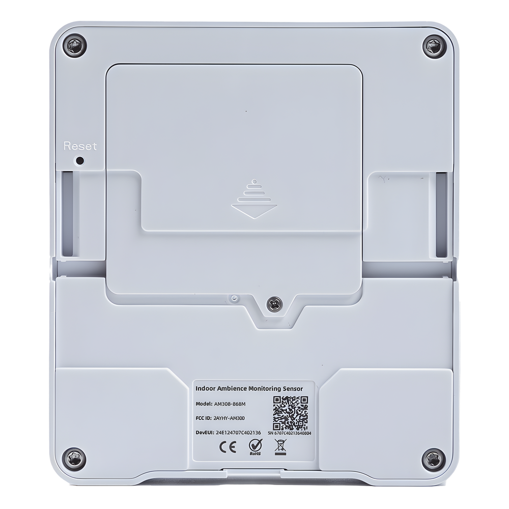 Panel Digital IAQ LoRaWAN / 10 Parámetros (CO2, PM2.5, TVOC, HCHO) / Temp, Humedad y Presión / Monitoreo Ambiental para BMS y Edificios Inteligentes