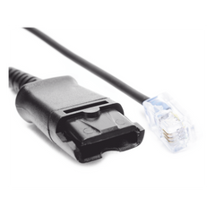 Cable adaptador para diademas modelo HT101, HT201 y HT202 para compatibilidad con teléfonos Grandstream, análogos, digitales, etc.